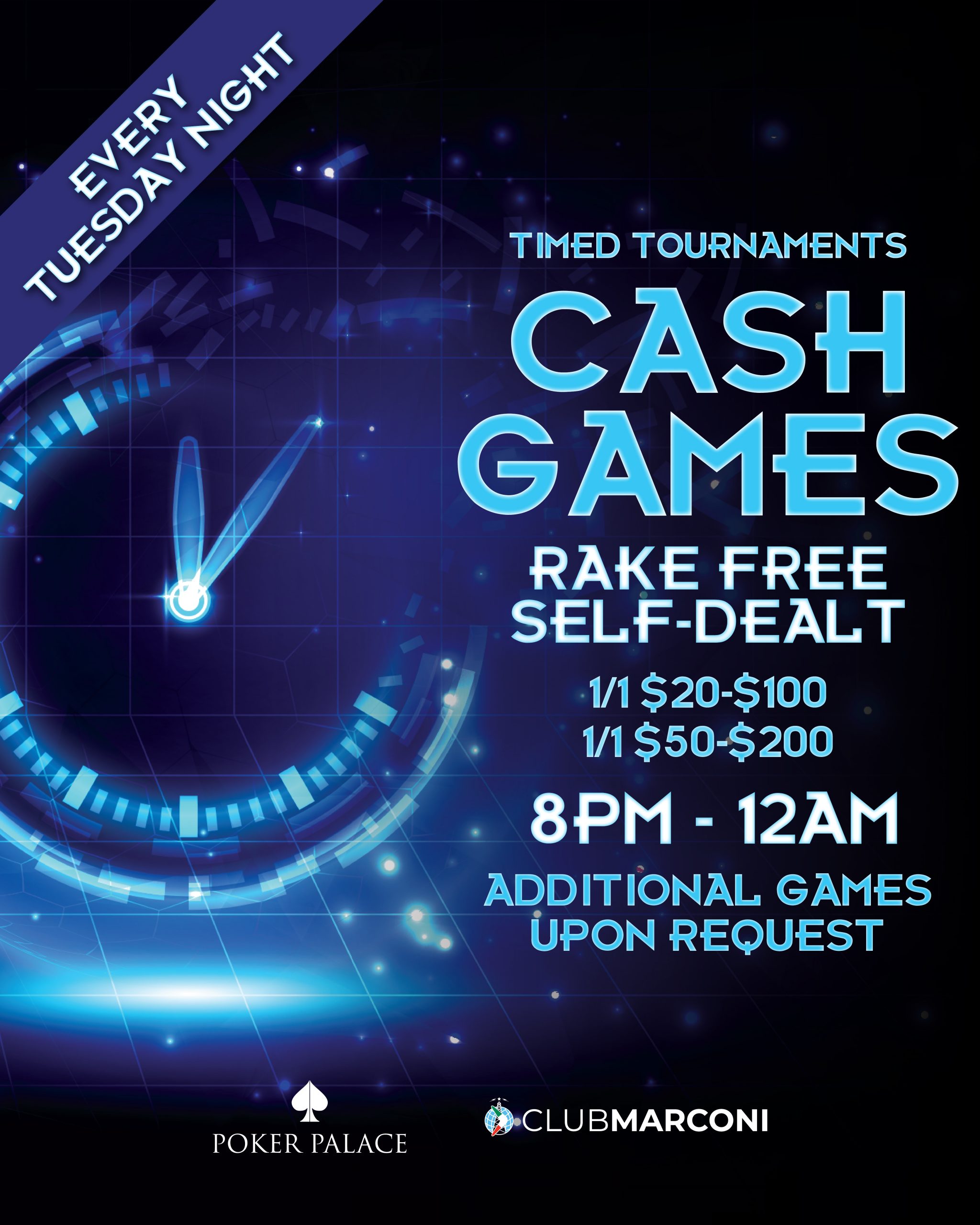 Cash Games Poker Palace